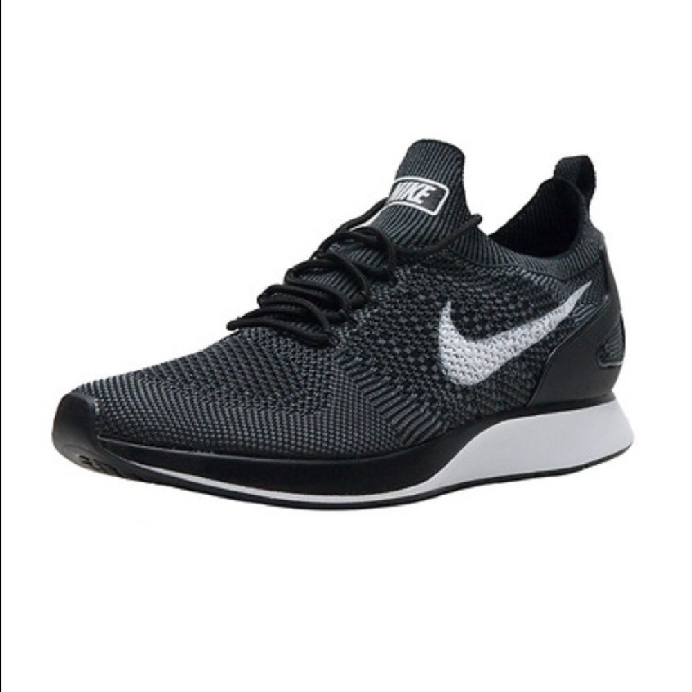 Black and white Flyknit Mariah racer.